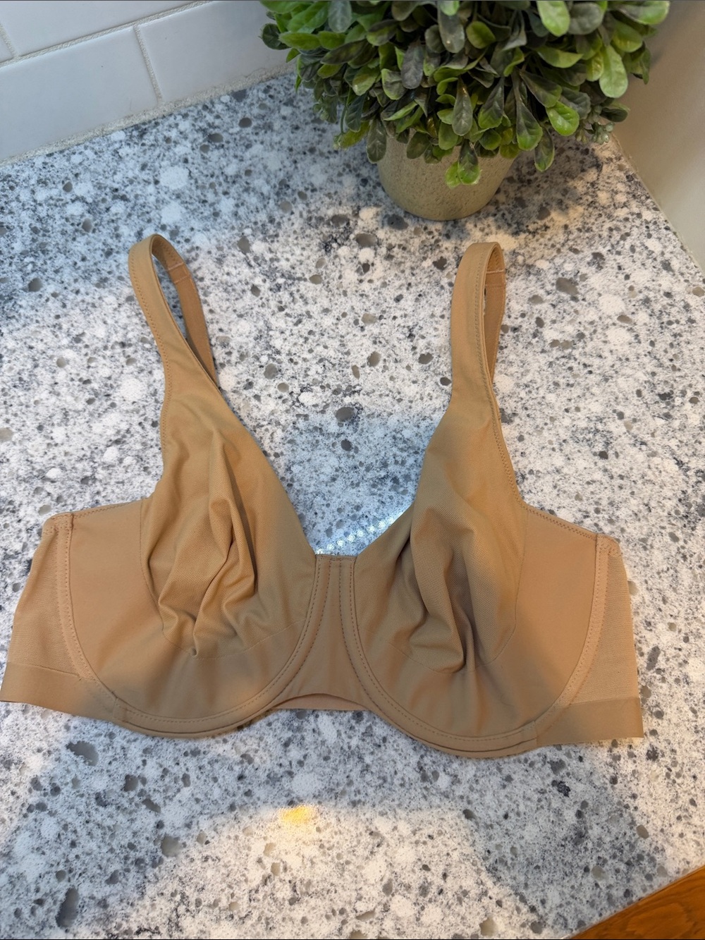 Wacoal Smooth Underwire Bra in Tan size 34DD